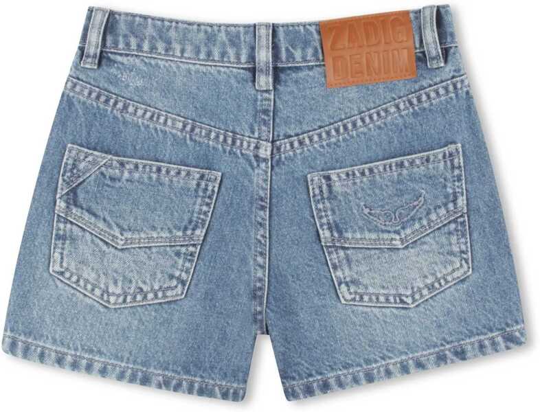 Pantaloni scurti Zadig & Voltaire Short Jean GREY Baieti (BM 18289189) 2