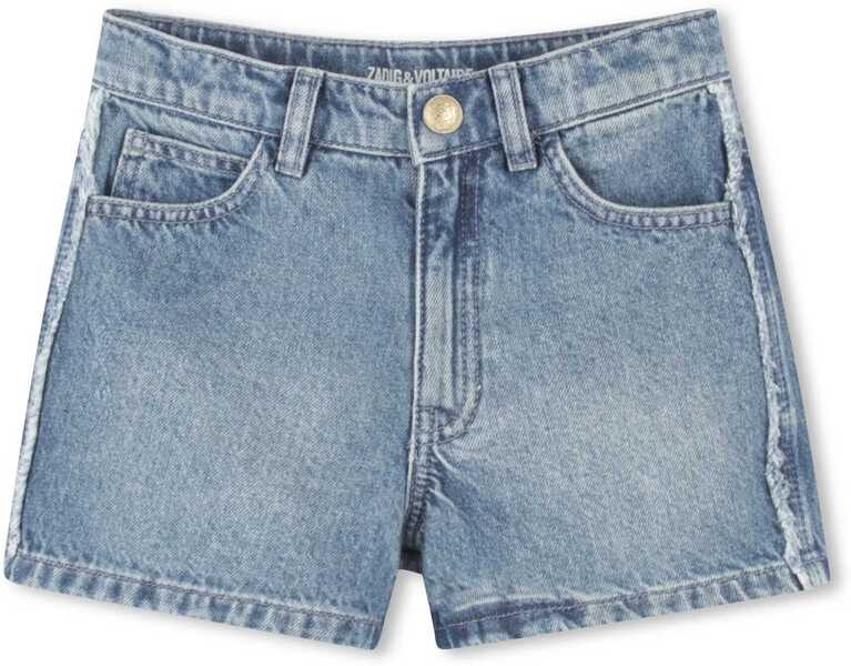 Pantaloni scurti Zadig & Voltaire Short Jean GREY Baieti (BM 18289189) 1