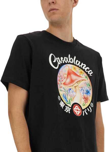 Tricouri Casablanca T-Shirt With Print MULTICOLOUR Barbati (BM 18289192) 4