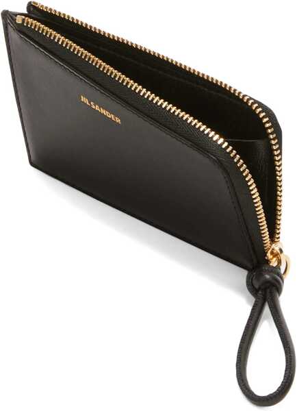 Portofele Jil Sander Portamonete A Busta BLACK Femei (BM 18289372) 3