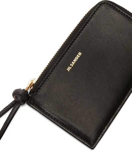 Portofele Jil Sander Portamonete A Busta BLACK Femei (BM 18289372) 4