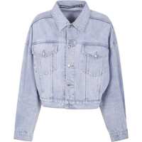 Sacouri office Denim Clip-On Trucker Jacket Femei