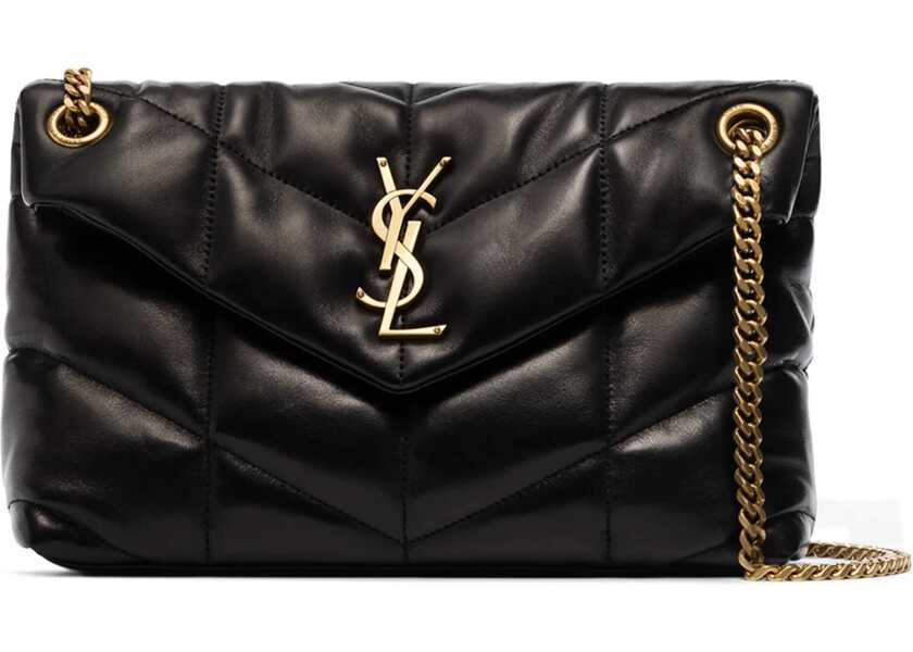 Genti de umar Saint Laurent Loulou Puffer Bag Small BLACK Femei (BM 18289471) 1