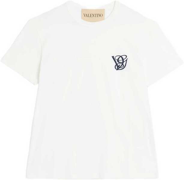 Tricouri Valentino Garavani VG T-Shirt AVORIO Barbati (BM 18289699) 1