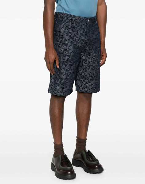 Pantaloni scurti Fendi Denim Shorts INDIGO Barbati (BM 18289717) 3