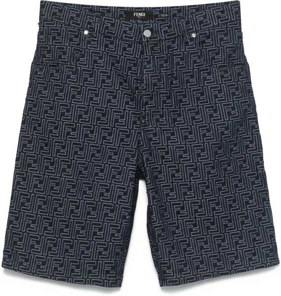 Pantaloni scurti Fendi Denim Shorts INDIGO Barbati (BM 18289717) 1