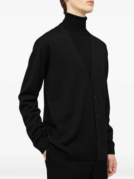 Cardigane Jil Sander Wool Cardigan BLACK Barbati (BM 18289729) 3