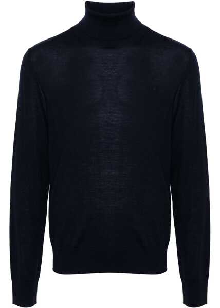 Pulovere DSQUARED2 Virgin wool turtleneck Sweater NAVY BLUE Barbati (BM 18289765) 1