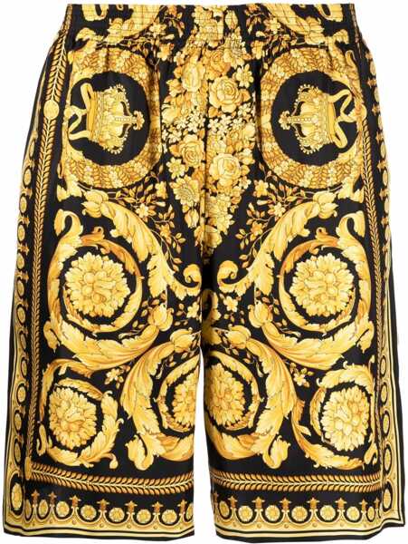 Pantaloni scurti Versace Silk Shorts BLACKGOLD Barbati (BM 18289777) 1