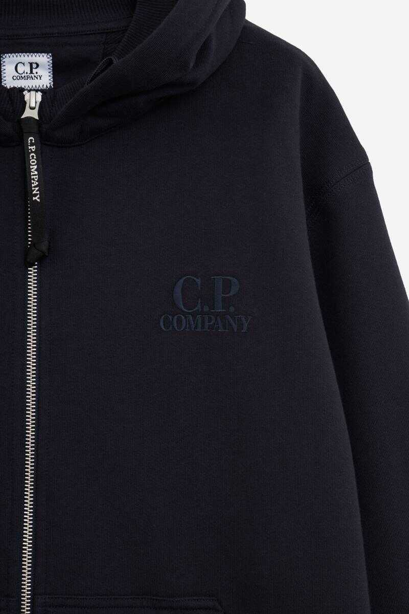 Pulovere C.P. Company C.P. Company Sweatshirts BLUE Barbati (BM 18291204) 4