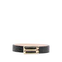 Curele Victoria Beckham Jumbo Frame Belt In Printed Leather Femei