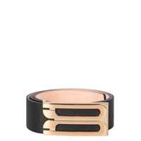 Curele Victoria Beckham Jumbo Frame Leather Belt Femei