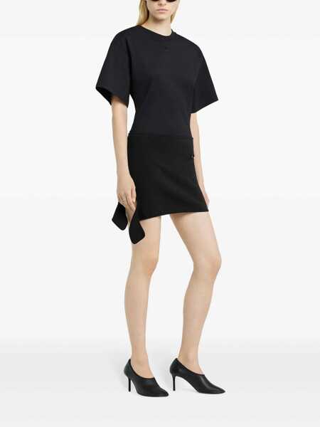 Fuste COURRGES Courrges Loop Milano Skirt Black Femei (BM 18291402) 3