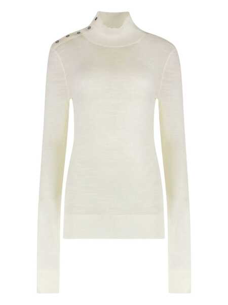 Pulovere TOTME TOTEME Turtleneck Wool Pullover Beige Femei (BM 18291831) 1