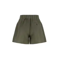 Imbracaminte 120% LINO Dama - Pantaloni casual 120 LINO 120 Lino Linen Shorts GREEN Femei (BM 18292230) - B-mall.ro
