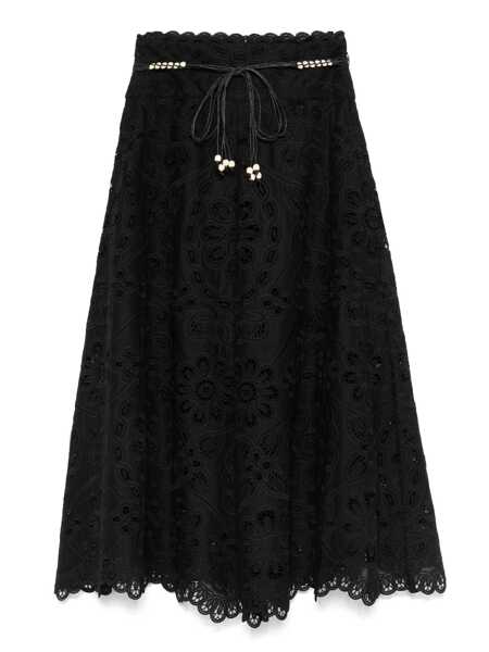 Fuste ZIMMERMANN Zimmermann Rhiannon Skirt Black Femei (BM 18292311) 1