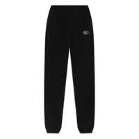 Pantaloni de trening Diesel Black Cotton Sweatpants With Logo Femei