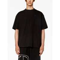 Tricouri Diesel pentru Barbati - Tricouri Diesel Diesel Black Cotton T-Shirt Black Barbati (BM 18293526) - B-mall.ro