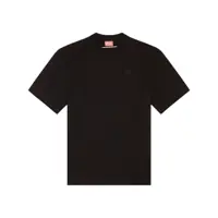 Tricouri Diesel Black Cotton T-Shirt Barbati