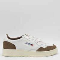 Sneakers Autry White And Brown Sneakers Barbati