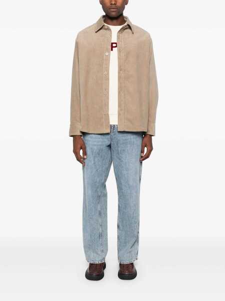 Camasi A.P.C. A.P.C. Shirts Beige Barbati (BM 18294135) 2