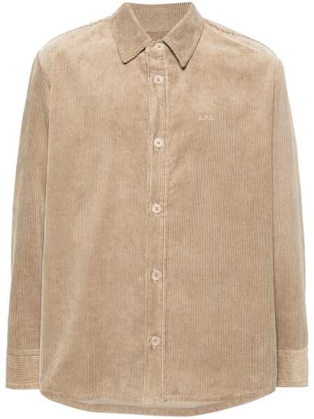 Camasi A.P.C. A.P.C. Shirts Beige Barbati (BM 18294135) 1