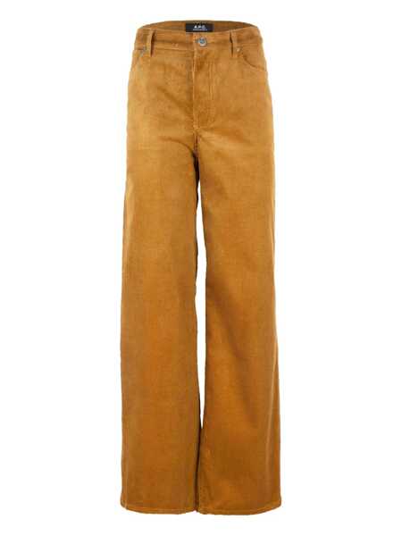 Pantaloni casual A.P.C. A.P.C. Pants Brown Femei (BM 18294165) 1