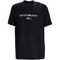 Tricouri Emporio Armani Cotton T-Shirt Barbati