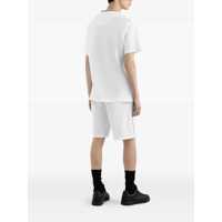 Tricouri Dolce & Gabbana pentru Barbati - Tricouri Dolce & Gabbana White Crewneck T-Shirt With Logo Embroidery On The Front In Cotton Man WHITE Barbati (BM 18294606) - B-mall.ro