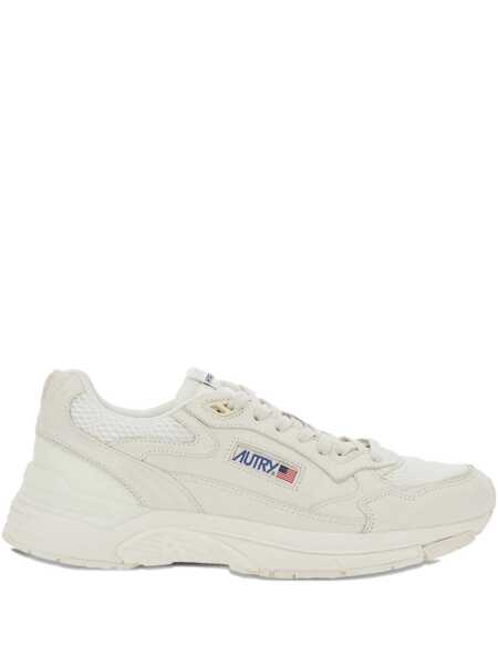 Sneakers AUTRY Hyperway White Low Top Sneakers With Logo Patch On Tongue And Side In Tech Fabric Man WHITE Barbati (BM 18294906) 1