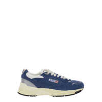 Sneakers 'Hyperway' Blue Low Top Sneakers With Logo Patch On Tongue And Side In Tech Fabric Man Barbati