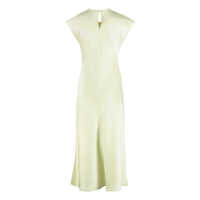 Rochii Calvin Klein Dama - Rochii Calvin Klein Calvin Klein Satin Dress GREEN Femei (BM 18295272) - B-mall.ro