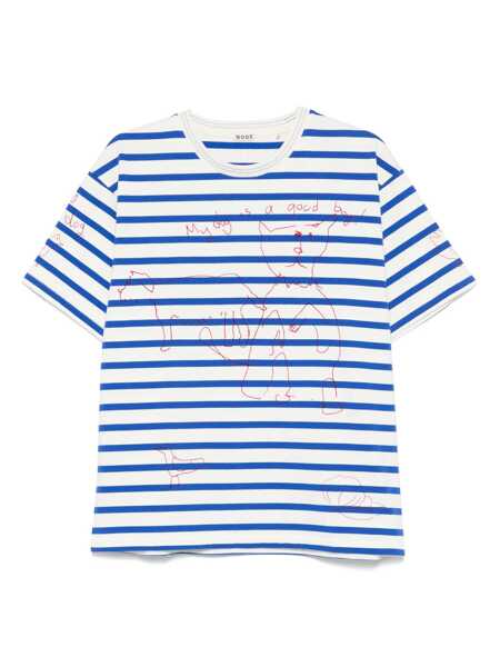 Tricouri BODE Bode Tshirt BLUE MULTI Femei (BM 18295533) 1