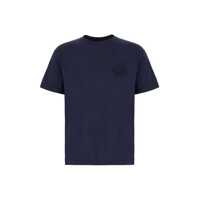 Tricouri Etro Navy Blue T-Shirt With Pegasus Embroidery Barbati