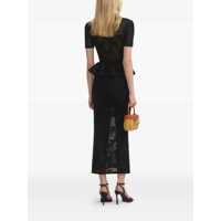 Rochii Self-Portrait Dama - Rochii Self-Portrait Self-Portrait Black Cotton Dress Black Femei (BM 18295827) - B-mall.ro