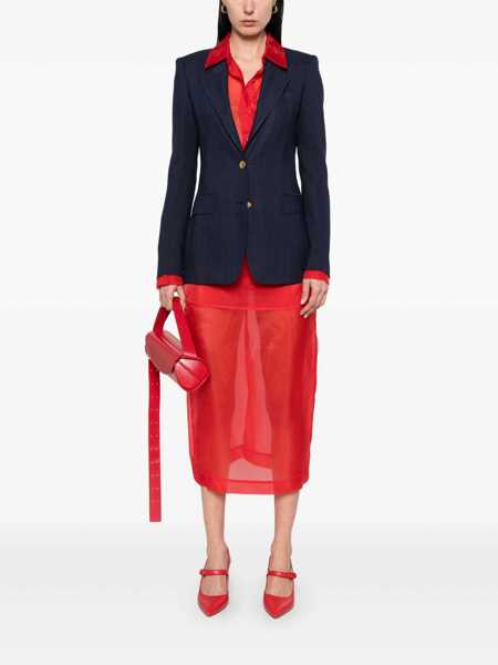 Geci Tagliatore Tagliatore Single-Breasted One Button Jacket BLUE Femei (BM 18296139) 2