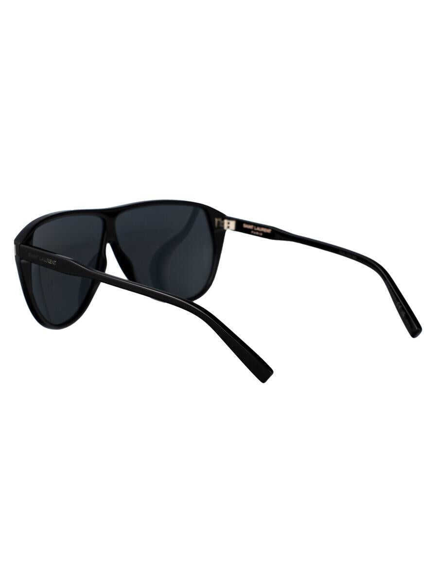 Ochelari de soare Saint Laurent Saint Laurent Eyewear Sunglasses BLACK-BLACK-BLACK Barbati (BM 18296247) 4