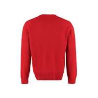 Pulovere THE (ALPHABET) pentru Barbati - Pulovere THE ALPHABET The Alphabet The Knit - Wool And Cashmere Pullover RED Barbati (BM 18296352) - B-mall.ro