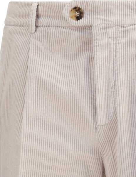 Pantaloni casual Brunello Cucinelli Corduroy Pants POMICE Barbati (BM 18296974) 4