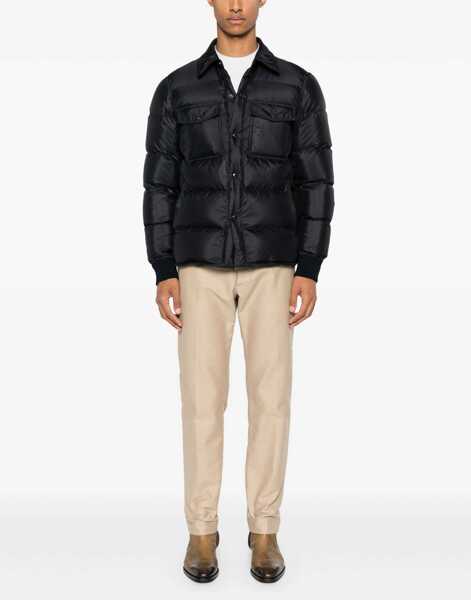 Jachete Tom Ford Techno Satin Padded Jacket BLUE Barbati (BM 18297034) 2