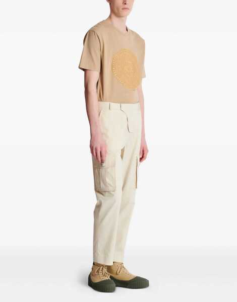 Pantaloni casual Balmain Cotton Cargo Pants BEIGE Barbati (BM 18297040) 3