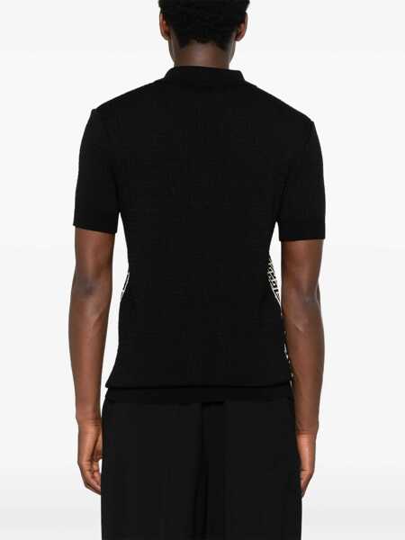 Tricouri Polo Balmain Monogram Polo MULTICOLOUR Barbati (BM 18297043) 3