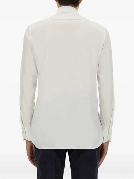 Camasi casual Tom Ford Slim Fit Poplin Shirt WHITE Barbati (BM 18297061) 3