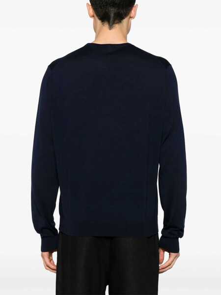 Tricouri Polo SUNFLOWER Wool Polo. BLUE Barbati (BM 18297064) 4