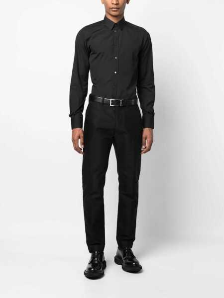 Camasi casual Dolce & Gabbana Gold Fit Cotton Shirt BLACK Barbati (BM 18297073) 2
