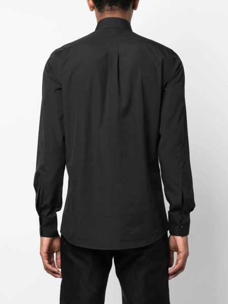 Camasi casual Dolce & Gabbana Gold Fit Cotton Shirt BLACK Barbati (BM 18297073) 4