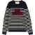 Valentino Garavani "Chez Valentine" Wool Sweater BLUE