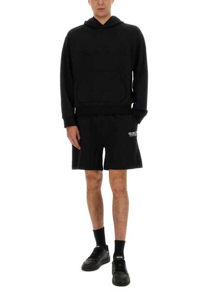Bluze de trening HELMUT LANG Sweatshirt With Embossed Logo BLACK Barbati (BM 18297082) 2