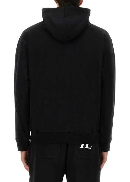 Bluze de trening HELMUT LANG Sweatshirt With Embossed Logo BLACK Barbati (BM 18297082) 3