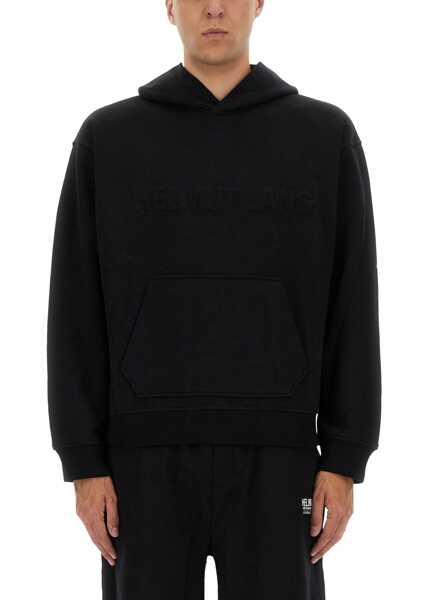 Bluze de trening HELMUT LANG Sweatshirt With Embossed Logo BLACK Barbati (BM 18297082) 1